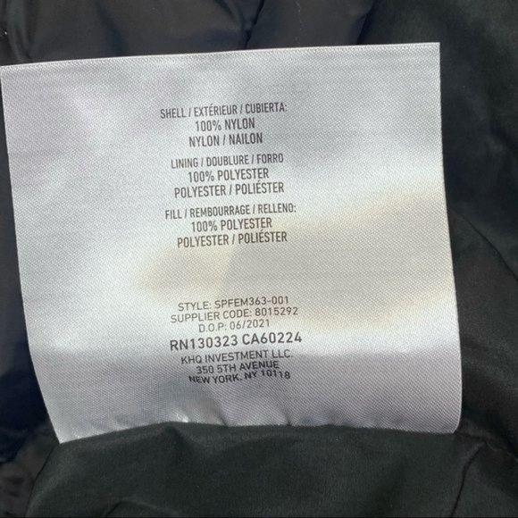 Spyder | ‘Circuit’ Black & Grey Water Repellent Rain & Snow Hooded Puffer Jacket - Picture 13 of 14